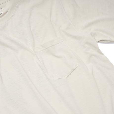 GARBAGE / POCKET TEE (DEPESCE MODE) / O.WHITE (BLACK PRINT)