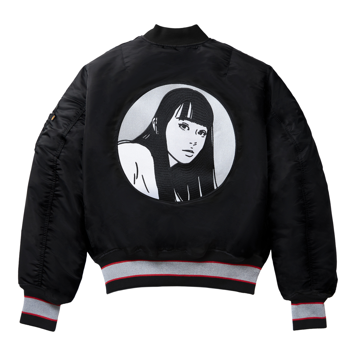 気振り付き NO COFFEE × KYNE ALPHA MA-1 ジャンバー ALPHA INDUSTRIES