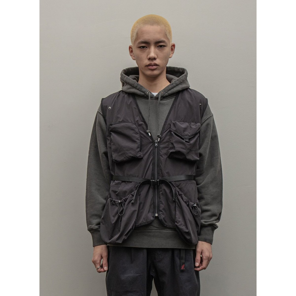 BAL / REMOVABLE SLEEVE UTILITY JACKET / BLACK |