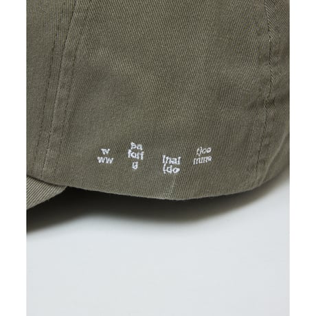 BAL / COTTON 6-PANEL HAT / GRAY
