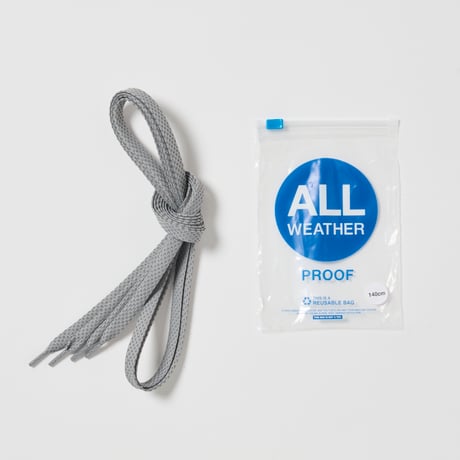ALWAYTH / REFLECTIVE SHOE LACE (平紐) / WHITE REFLECT
