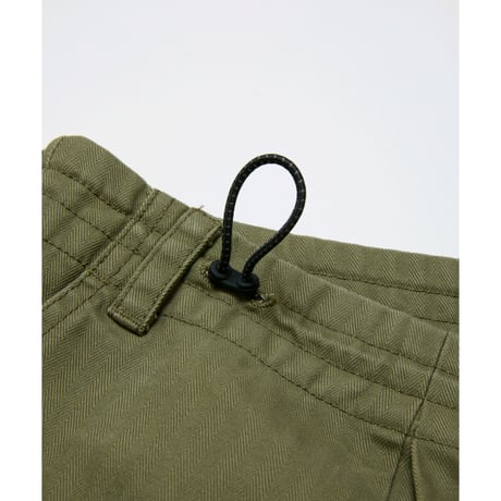 BAL / HERRINGBONE CREW PANT / BLACK