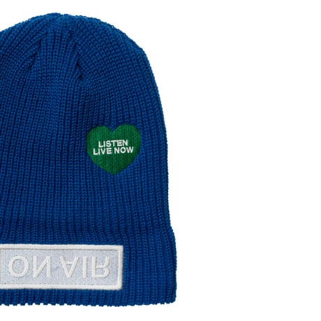ON-AIR / ON AIR BASIC LOGO CUFF BEANIE / ROYAL