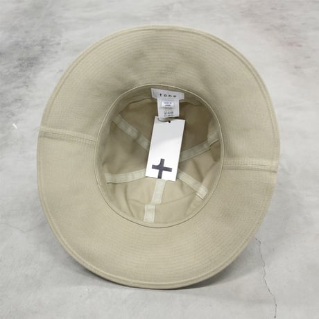 tone / SIX PANEL SUNSHADE HAT / BEIGE