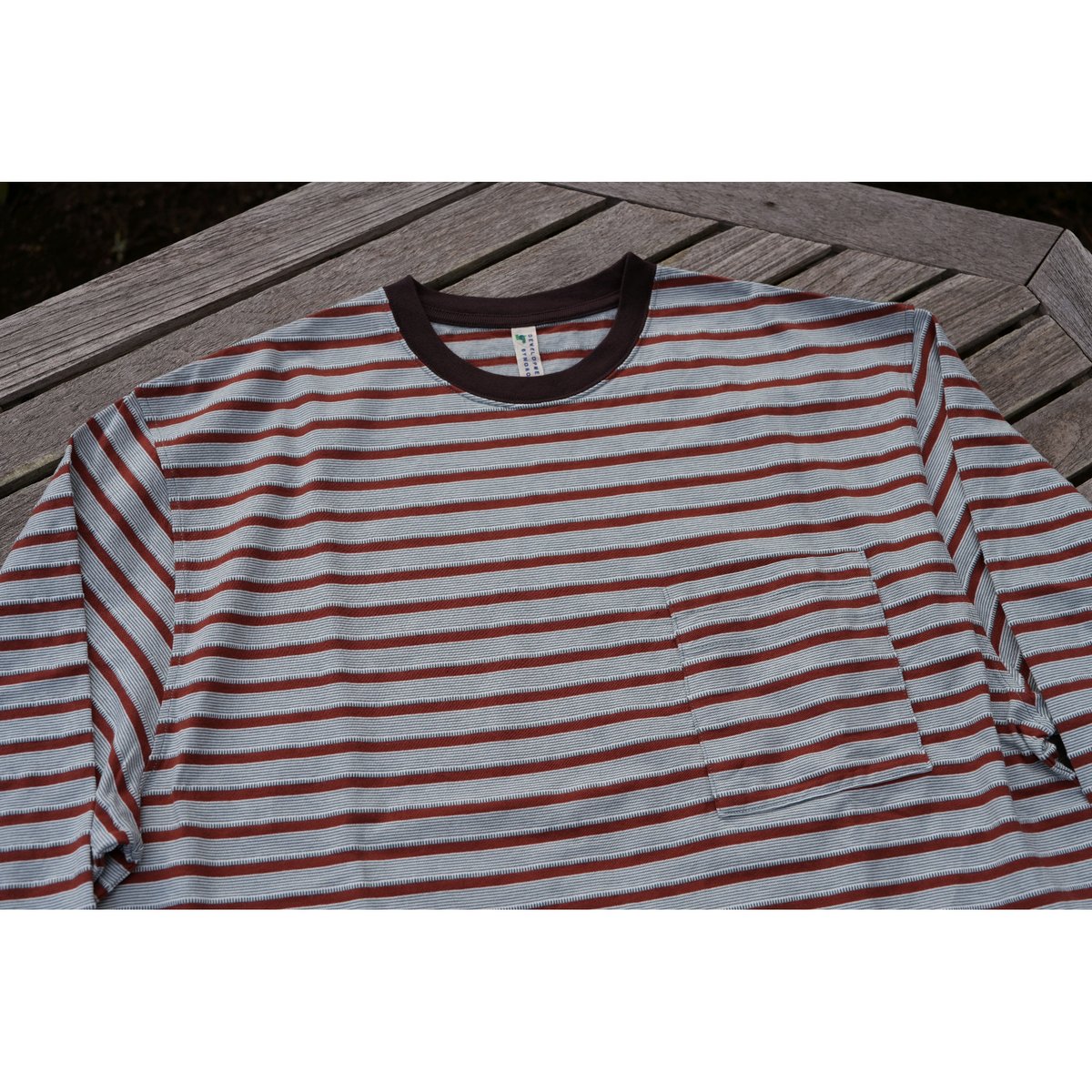 NOROLL / UNEVENNESS L/S TEE / ORANGE | Sophomore