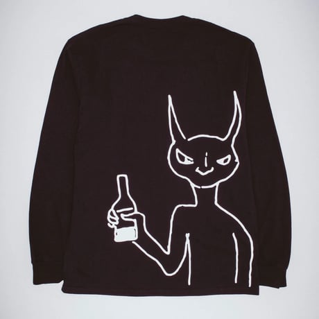 FUCKING AWESOME / DRUNK ALIEN LONG SLEEVE TEE / BLACK