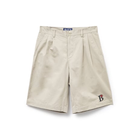 BoTT / 2 TUCK CHINO SHORT / NATURAL