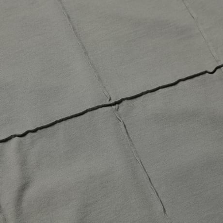 tone / PIMA COTTON PLEATS T SHIRT / SAGE GREEN
