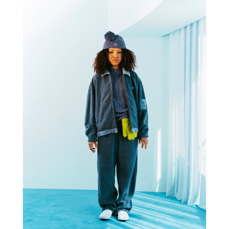 SOL soonerorlater / HALFZIP KNIT SWEATER / BROW