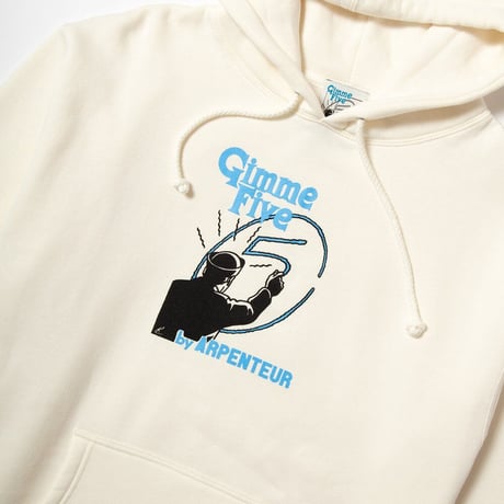 GIMME FIVE x ARPENTEUR / CHALK ACTION HOODY / BONE