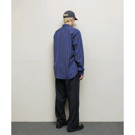 BAL / DOUBLE BUTTON SHIRT / NAVY