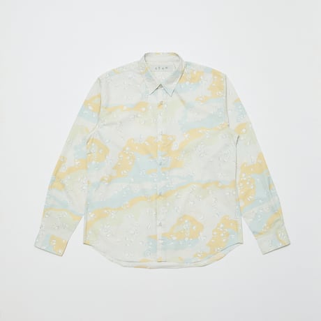 BAL / HALF FLY BUTTON SHIRT / DESERT CAMO