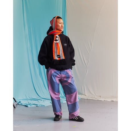 LQQK STUDIO / KNIT SCARF / NAVY