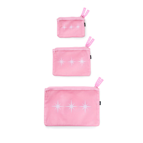 BoTT / MESH POUCH SET / PINK