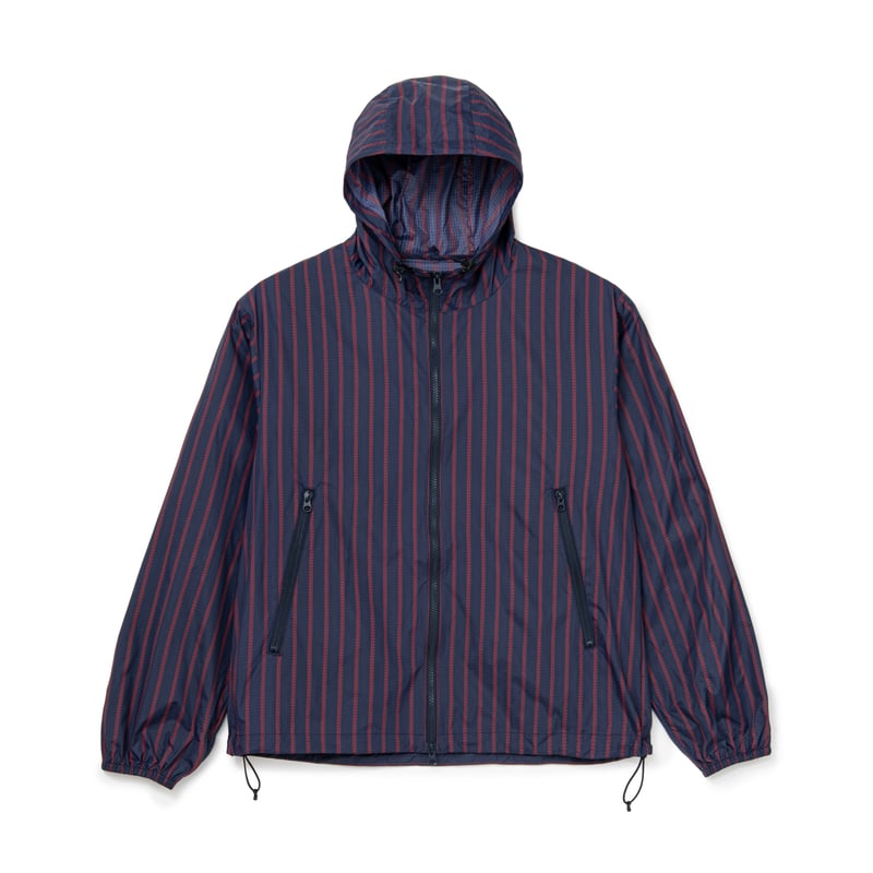 SOL soonerorlater / STRIPE NYLON HOODED JACKET