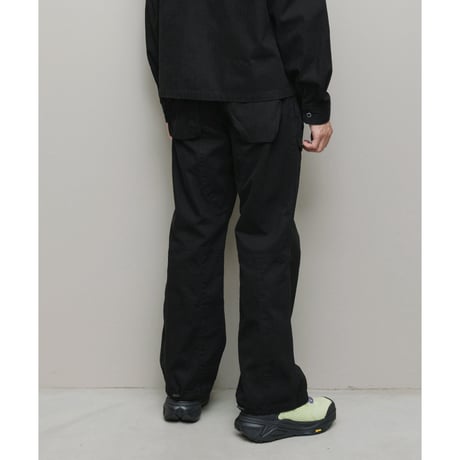 BAL / HERRINGBONE CREW PANT / BLACK