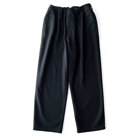 COMFORTABLE REASON / FLEECE BACK SLACKS / BLACK