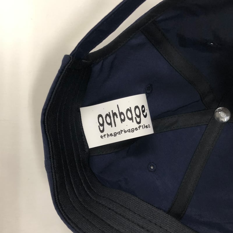 GARBAGE / SOFT BRIM 6 PANEL CAP (4:33) / NAVY (