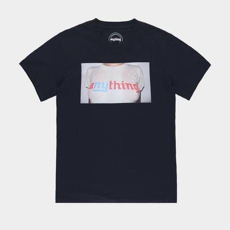 aNYthing / PORTRAIT T-SHIRT / BLACK