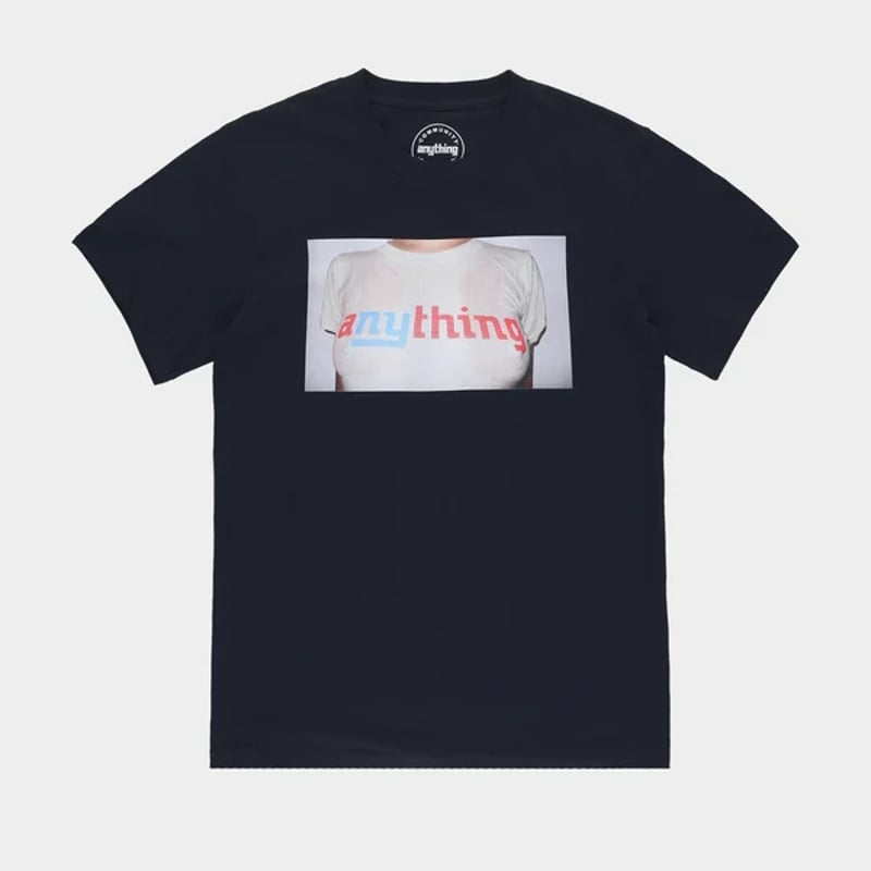aNYthing / PORTRAIT T-SHIRT / BLACK | Sophomore