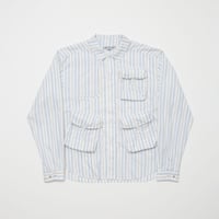 BAL / MULTI POCKET SHIRT / WHITE STRIPE