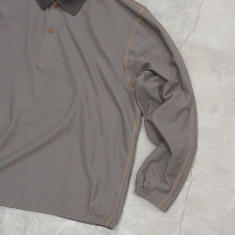 NOROLL / DRY WASHI L/S POLO / KUCHIBA