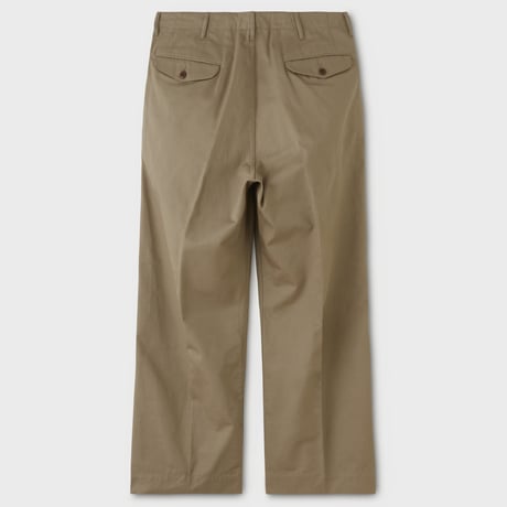 PHIGVEL MAKERS & Co. / OFFICER TROUSERS (WIDE) / KHAKI BEIGE