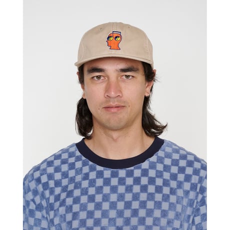 BRAIN DEAD / BRAIN NOTES 6 PANEL HAT / KHAKI