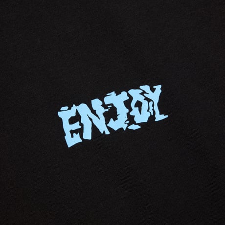 SARCASTIC / ENJOY E AGAIN SHORT SLEEVE TEE / BLACK