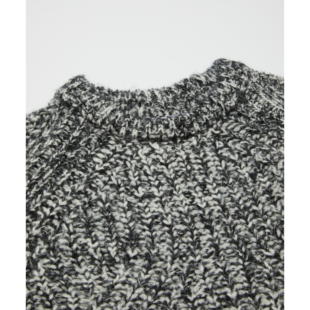 BAL / MIXED DIAMOND RIB SWEATER / BLACK | Sopho