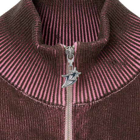 BoTT / ZIP-UP DRIVER'S KNIT / BROWN