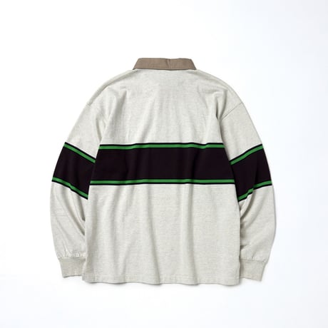 tone / CHEST BORDER RUGBY SHIRT / BORDER