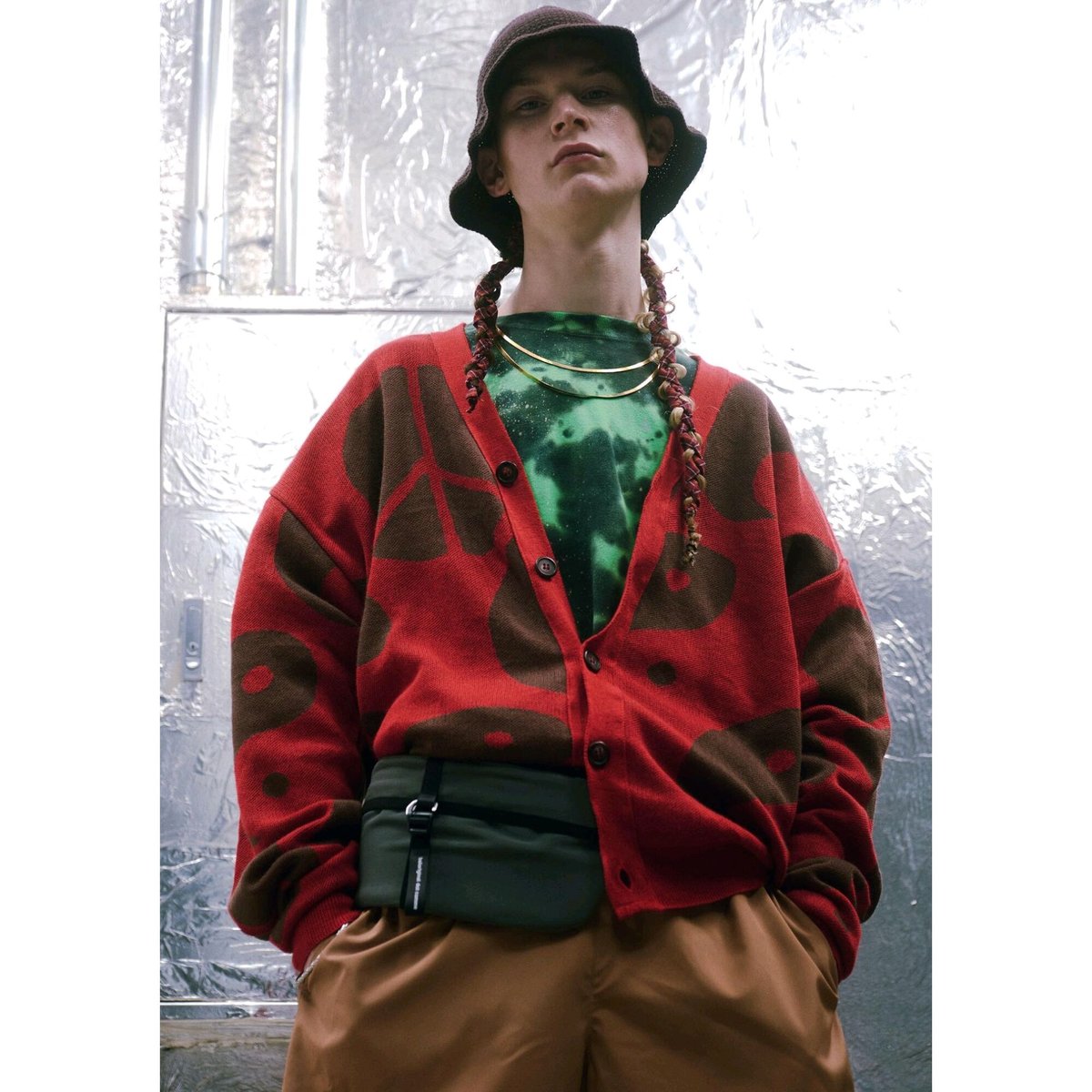 BAL / JACQUARD RAMIE CARDIGAN / WHITE | Sophomore