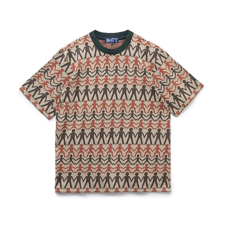 BoTT / FAMILY JACQUARD S/SL TEE / GREEN