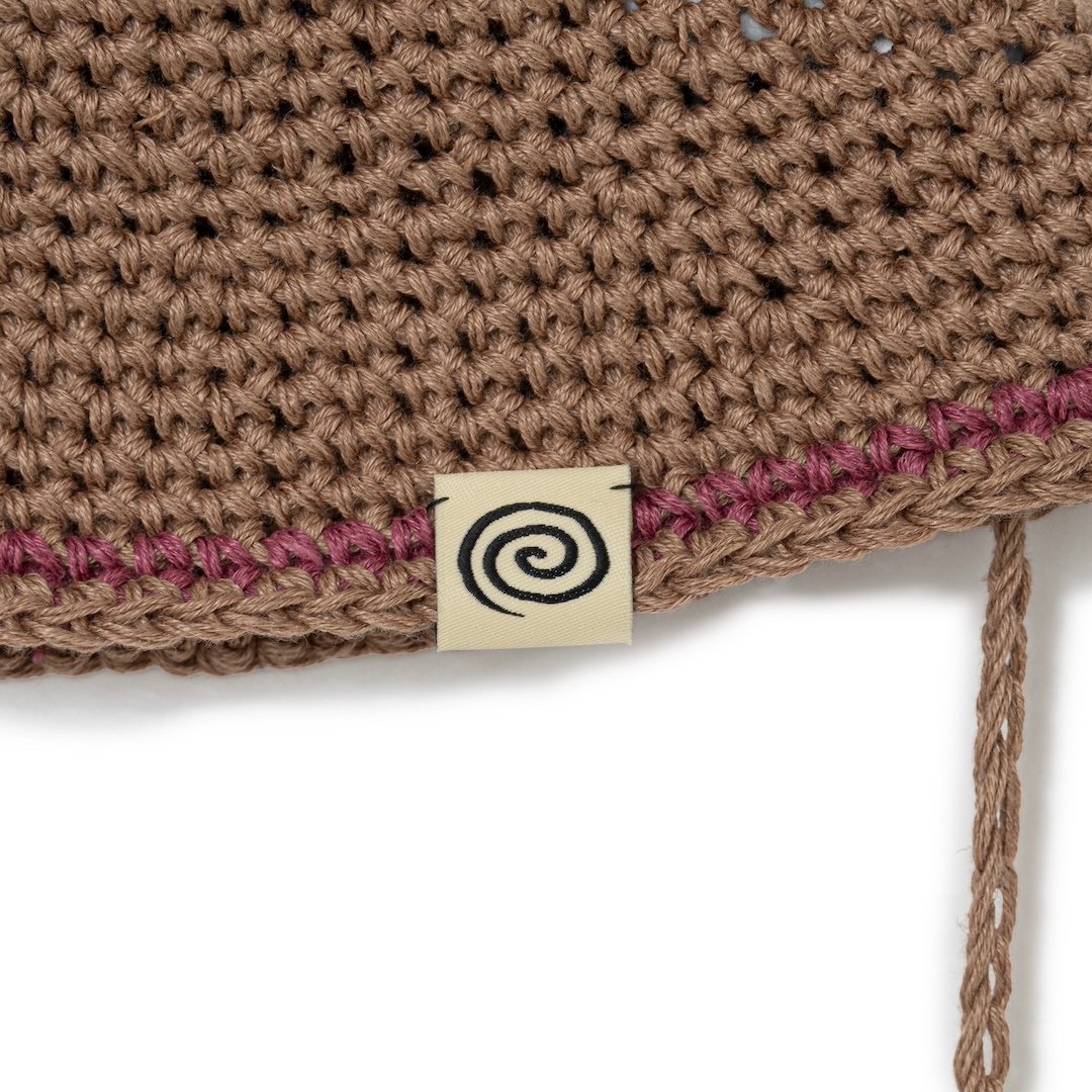 SOL soonerorlater / HAND-KNITTED HEMP HAT / BRO