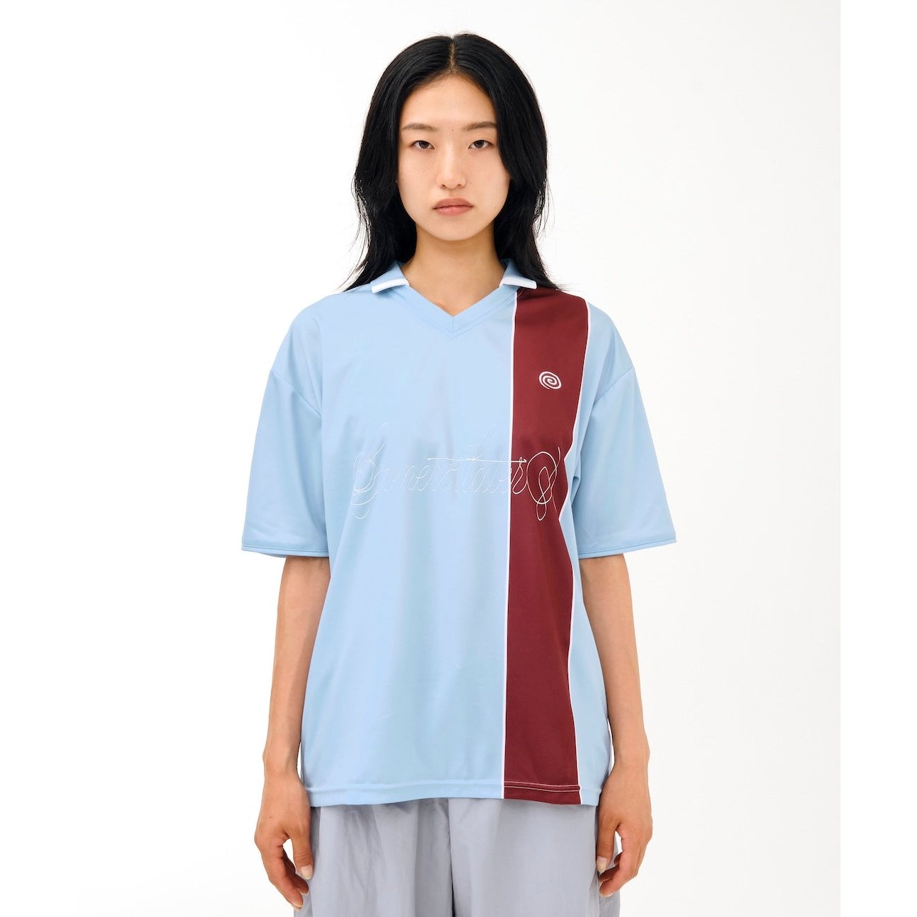 SOL soonerorlater / CURSLVE LOGO SOCCER SHIRT /