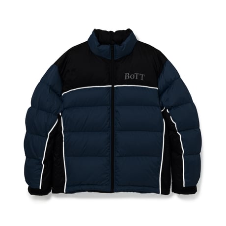 BoTT / B LOGO DOWN JACKET / SLATE BLUE