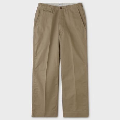 PHIGVEL MAKERS & Co. / OFFICER TROUSERS (WIDE) / KHAKI BEIGE
