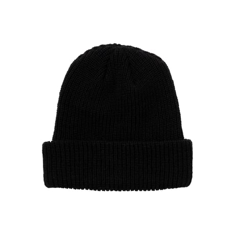 ON-AIR / ON AIR BASIC LOGO CUFF BEANIE / BLACK