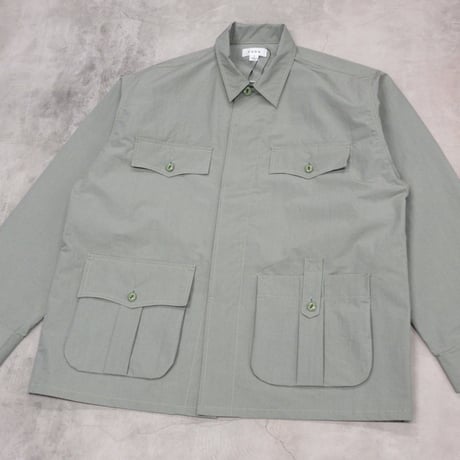tone / COTTON NYLON GARDEN JACKET / MOSS