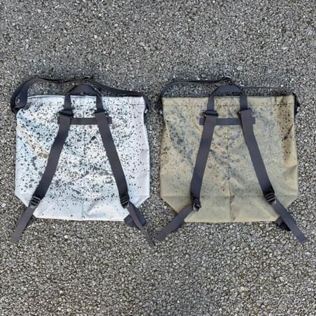 ZEPTEPI & Co. / DRIL BAG / MEDIUM / RAINDROPS / GRAY
