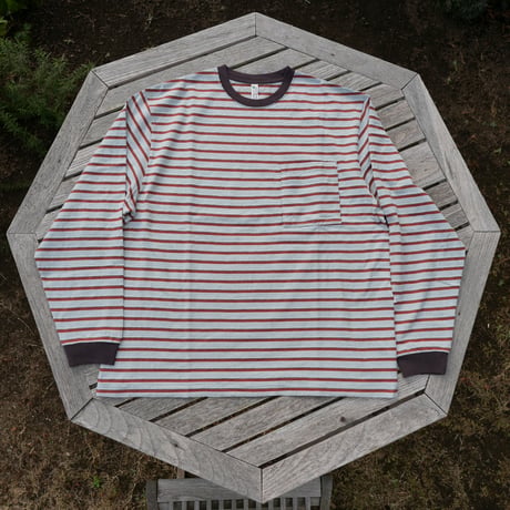 NOROLL / UNEVENNESS L/S TEE / ORANGE