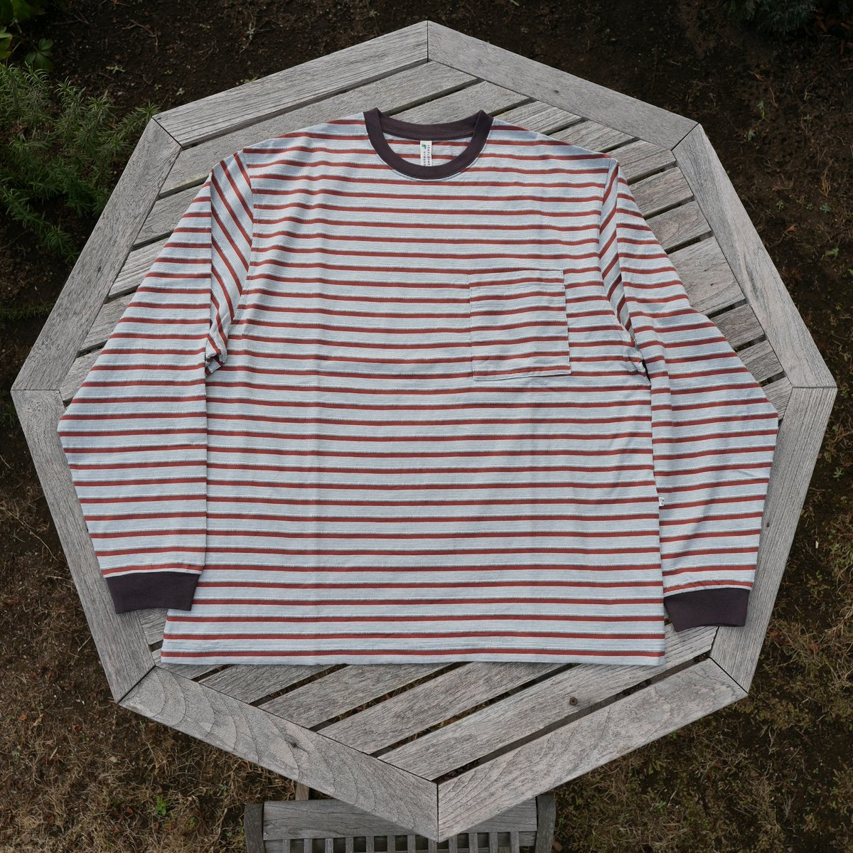 NOROLL / UNEVENNESS L/S TEE / ORANGE | Sophomore