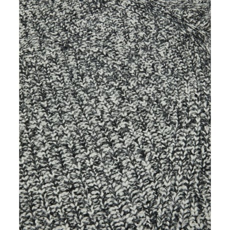 BAL / MIXED DIAMOND RIB SWEATER / WHITE