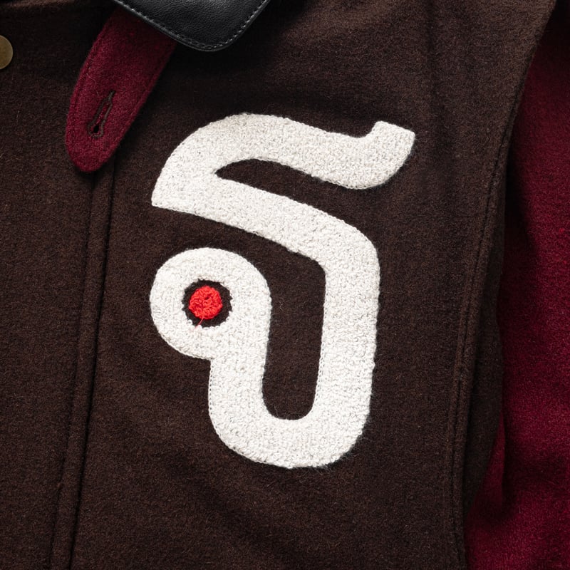 SOL soonerorlater / VARSITY JACKET / BROWN | So