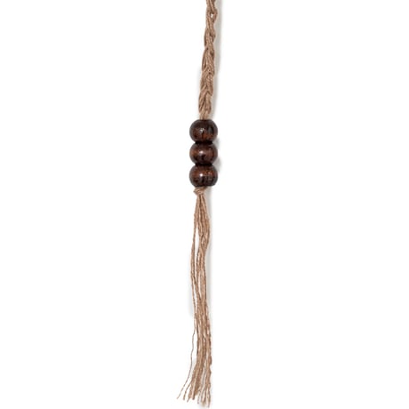 SOL soonerorlater / HAND-KNITTED HEMP HAT / BROWN