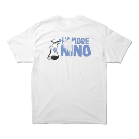 HOMBRE NINO / S/S PRINT TEE (DISINFECTION) / WHITE