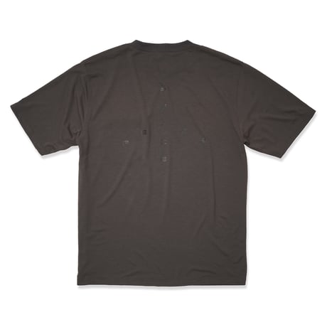 GARBAGE / POCKET TEE (BIG PEACE) / C.GREY (BLACK PRINT)