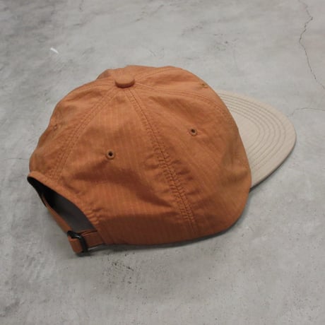 GARBAGE / SOFT BRIM 6 PANEL CAP LOW (HAPPY CHEMICALS) / ORANGE / SAND BRIM (SAND EMB)
