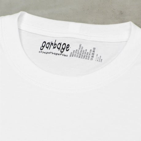 GARBAGE / PLAIN POCKET TEE / WHITE